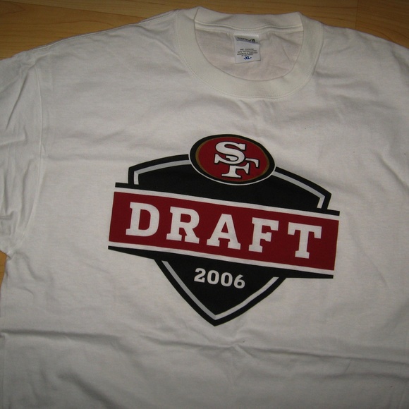 🏈 San Francisco 49ers 2006 Draft T Shirt XLrg - Picture 1 of 5